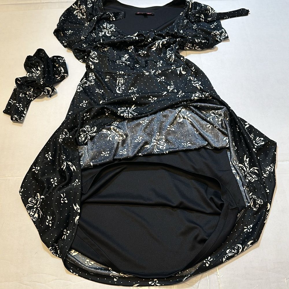 Betsy Johnson women’s fit and flare polka dot bow print dress size 6 - Picture 11 of 11